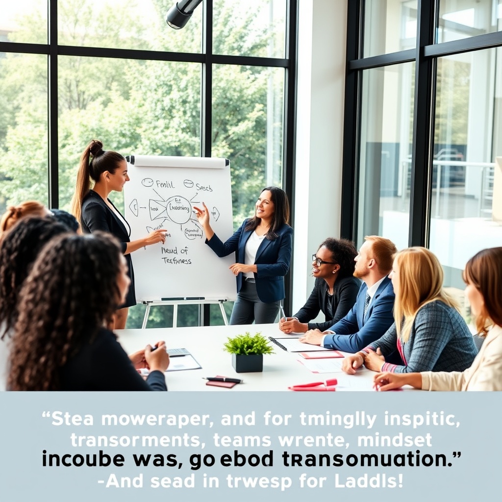 Leadership and mindset training session